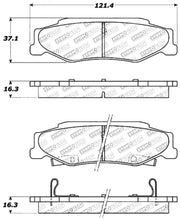 Load image into Gallery viewer, STOPTECH PERFORMANCE 04-08 CADILLAC XLR/XLR-V / 97-10 CHEVROLET CORVETTE REAR BRAKE PADS, 309.07320 - eliteracefab.com