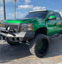 Load image into Gallery viewer, Road Armor 08-13 Chevy 1500 Stealth Front Winch Bumper w/Pre-Runner Guard - Tex Blk