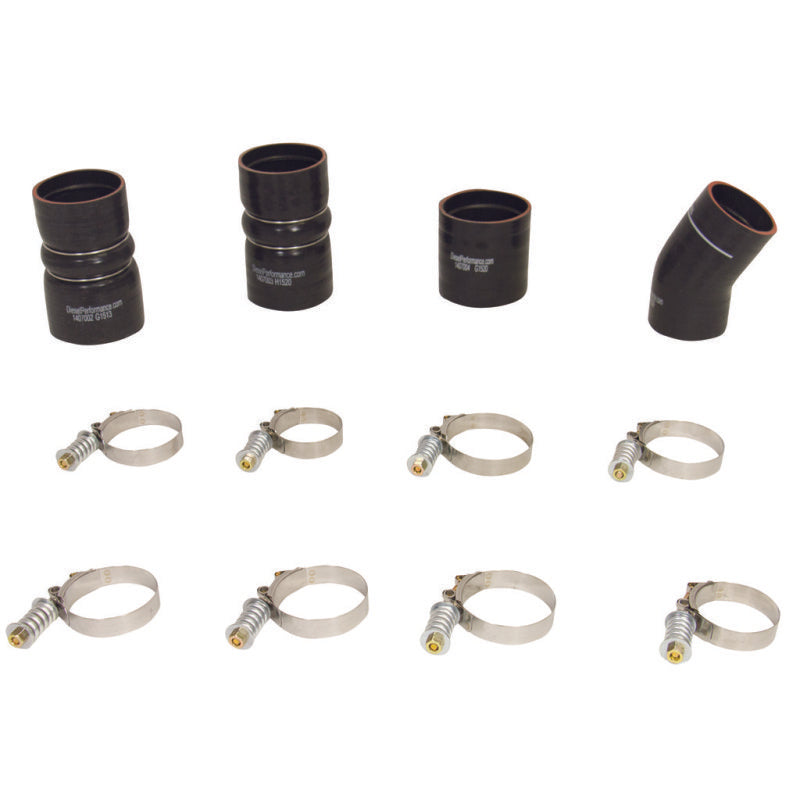 BD Diesel Intercooler Hose & Clamp Kit - 2003-2007 Ford 6.0L PowerStroke - eliteracefab.com