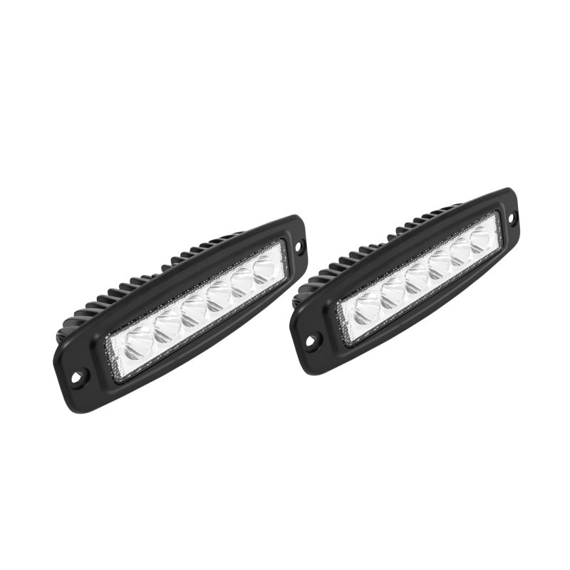 Westin Single Row 6 x 3W Bridgelux w/terminated wiring (set of 2) - Black - eliteracefab.com