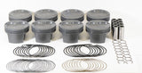 Mahle MS Piston Set SBF 333ci 4.040in Bore 3.25in Stroke 5.4in Rod .927 Pin -16cc 8.7 CR Set of 8