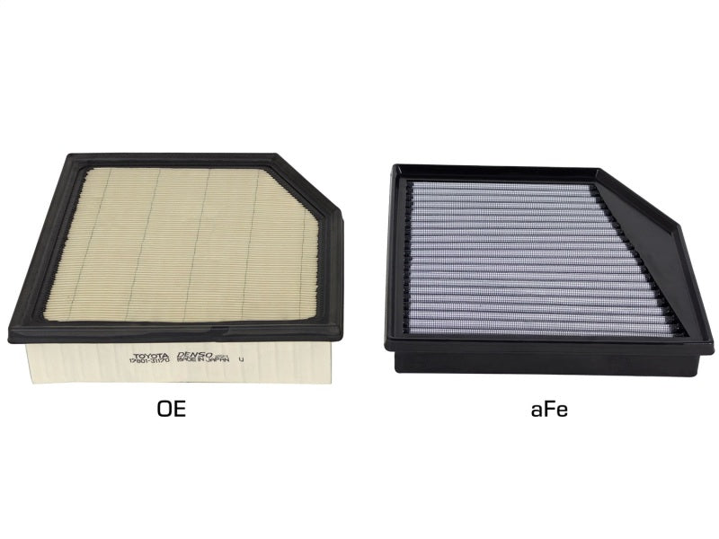 aFe MagnumFLOW OEM Replacement Air Filter PRO Dry S 14-15 Lexus IS 250/350 2.5L/3.5L V6 - eliteracefab.com