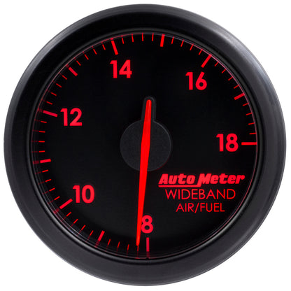 Autometer Airdrive 2-1/6in Wideband Air / Fuel Gauge 10:1-17:1 ARF Range - Black 9178-T