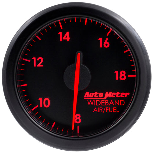 Autometer Airdrive 2-1/6in Wideband Air / Fuel Gauge 10:1-17:1 ARF Range - Black 9178-T