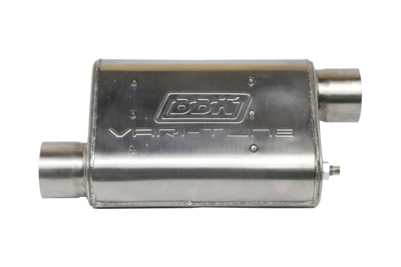 BBK VariTune Adjustable Performance Muffler 2-1/2 Offset/Offset Stainless Steel - eliteracefab.com