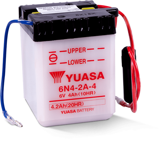 Yuasa 6N4-2A-4 Conventional 6 Volt Battery Yuasa Battery