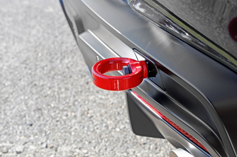 Perrin 2020 Toyota Supra Tow Hook Kit (Rear) - Red - eliteracefab.com