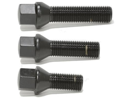 WHEEL MATE MEVIUS LUG BOLT SET OF 20 – BLACK 14×1.50 50MM BALL 14MM RAD Wheel Mate