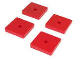 Prothane 60+ Jaguar MKII Rear Spring Pad Kits - Red