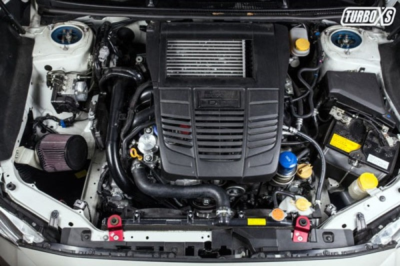 TURBOXS RADIATOR STAY; RED SUBARU WRX/STI; 2015-2016 - eliteracefab.com