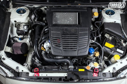 TURBOXS RADIATOR STAY; RED SUBARU WRX/STI; 2015-2016 - eliteracefab.com