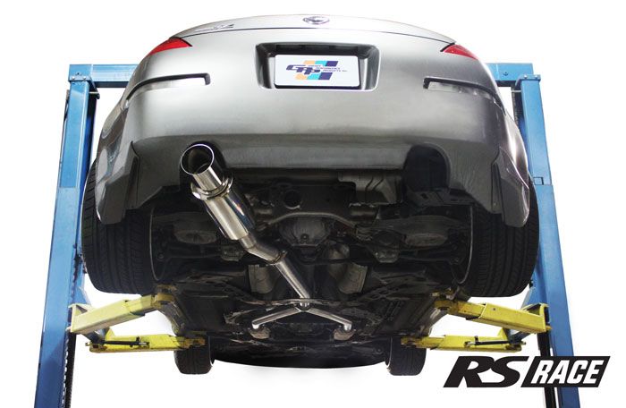 GReddy Revolution RS Exhaust w/o SS Y-Pipe Nissan 350z 2003-2008 - eliteracefab.com