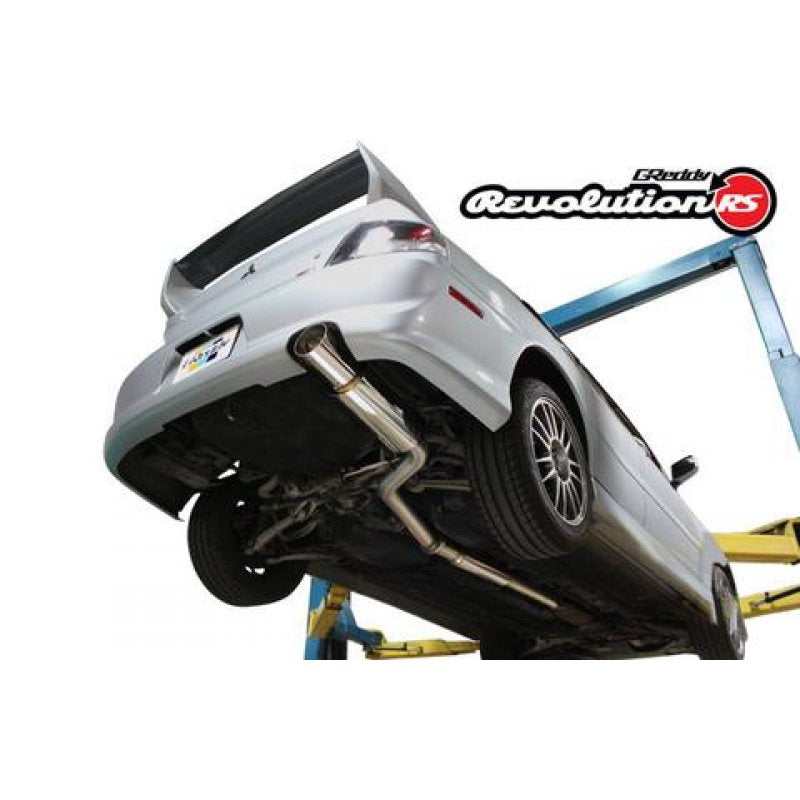 GReddy Revolution RS Catback Exhaust System Mitsubishi - Evo VIII / IX 2003-2007 - eliteracefab.com