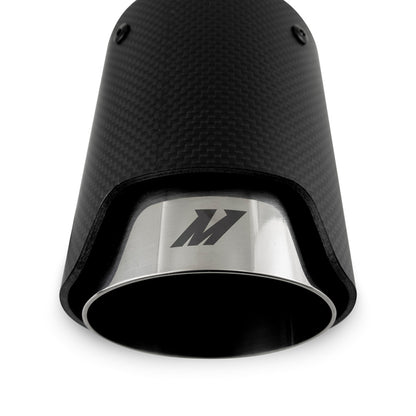 Mishimoto Carbon Fiber Muffler Tip 2.5in Inlet 3.5in Outlet M Polished Mishimoto