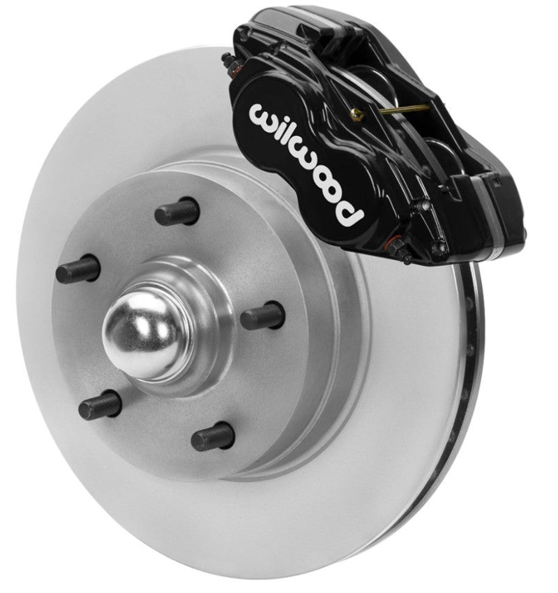 Wilwood 70-81 FBody/75-79 A&XBody Dynalite Frt Brk Kit 11in Rtr Blk Calipers Use w/ Pro Drop Spindle Wilwood