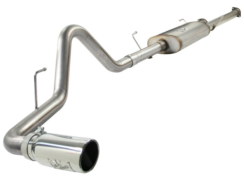 aFe MACHForce XP Exhausts Cat-Back SS-409 EXH CB Toyota Tundra 10-11 V8-5.7L 145.7 WB (pol tip) - eliteracefab.com