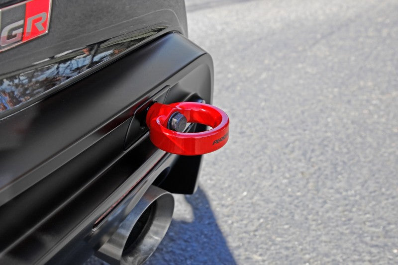 Perrin 2020 Toyota Supra Tow Hook Kit (Rear) - Red - eliteracefab.com