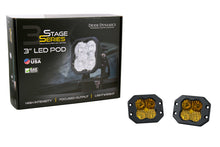 Load image into Gallery viewer, Diode Dynamics SS3 LED Pod Sport - Yellow SAE Fog Flush (Pair)