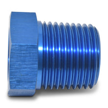 Load image into Gallery viewer, Russell Performance 1/2in Male to 1/8in Female Pipe Bushing Reducer (Blue)