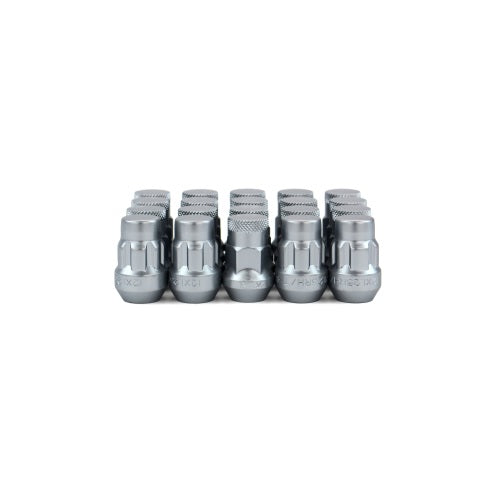 WHEEL MATE MUTEKI SR35 CLOSE END LUG NUTS W/ LOCK SET – SILVER 12×1.50 35MM Wheel Mate