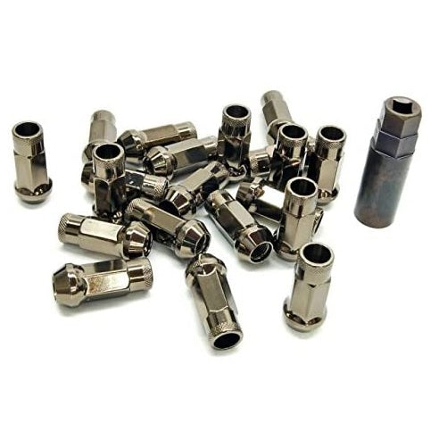 WHEEL MATE MUTEKI SR48 OPEN END LUG NUTS – TITANIUM 12×1.50 48MM - eliteracefab.com