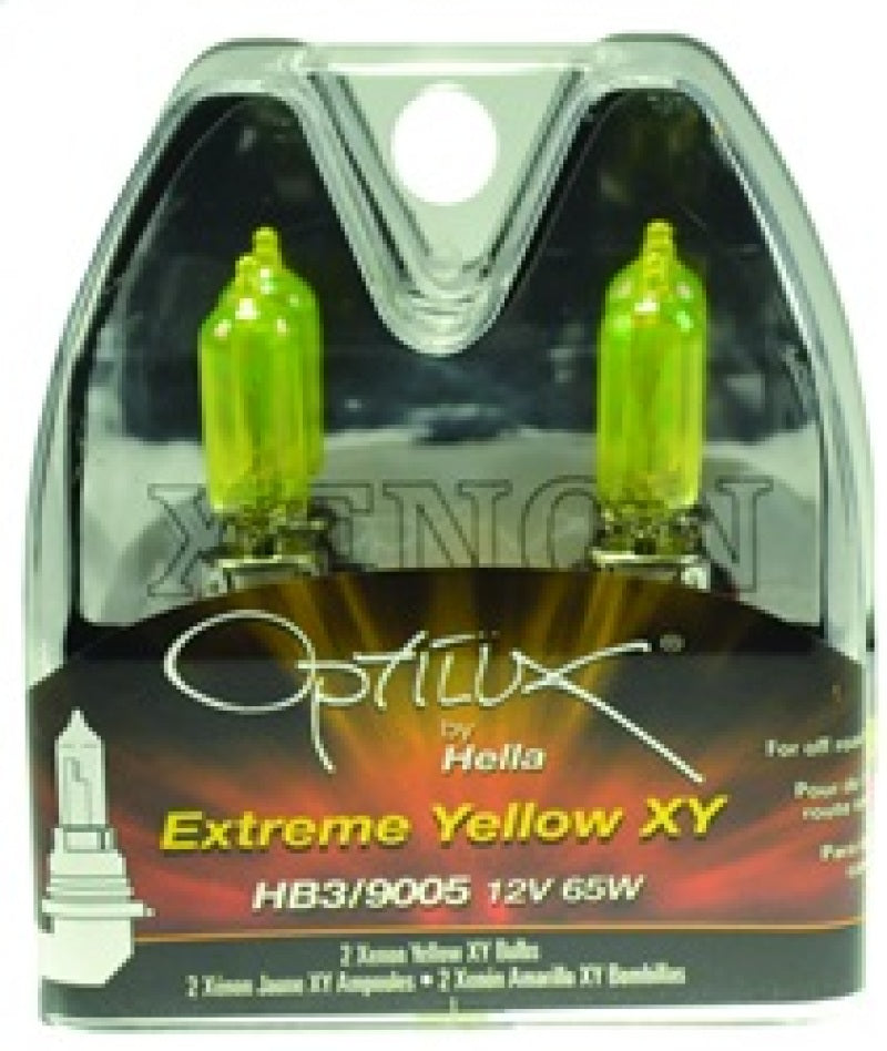 Hella Optilux HB3 9005 12V/65W XY Xenon Yellow Bulb - eliteracefab.com