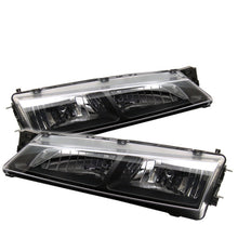 Load image into Gallery viewer, Spyder Nissan 240SX 97-98 Crystal Headlights Black HD-YD-N294-BK - eliteracefab.com