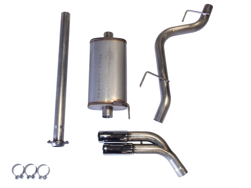 JBA 15-20 Ford F-150 2.7L/3.5L/5.0L 409SS Pass Side Dual Exit Cat-Back Exhaust JBA