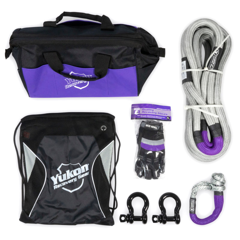 Yukon Recovery Gear Kit w/7/8in Kinetic Rope Yukon Gear & Axle