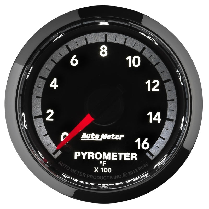 AutoMeter GAUGE; PYRO. (EGT); 2 1/16in.; 1600deg.F; STEPPER MOTOR; RAM GEN 4 FACT. MATCH Ram - eliteracefab.com