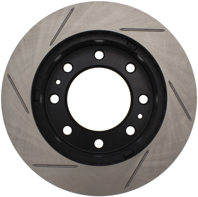 StopTech Power Slot 02-04 Avalance 2500 w/ 2in Raise Front Right Slotted Rotor Stoptech