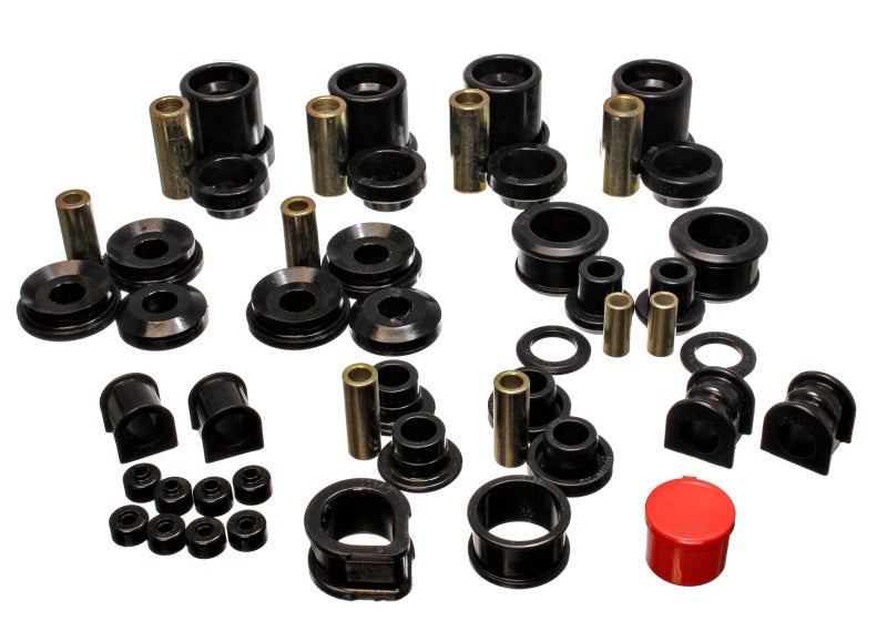 Energy Suspension 90-96 Nissan 300ZX Black Hyper-Flex Master Bushing Set (Sway bar end link bushings - eliteracefab.com