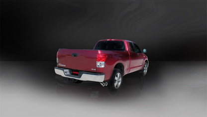 Corsa 09-10 Toyota Tundra Double Cab/Crew Max 5.7L V8 Polished Sport Cat-Back Exhaust CORSA Performance