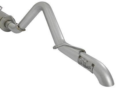 aFe Scorpion 2-1/2in Aluminized Steel Cat-Back Exhaust 07-18 Jeep Wrangler (JK) V6 3.6L/3.8L (2/4dr) aFe