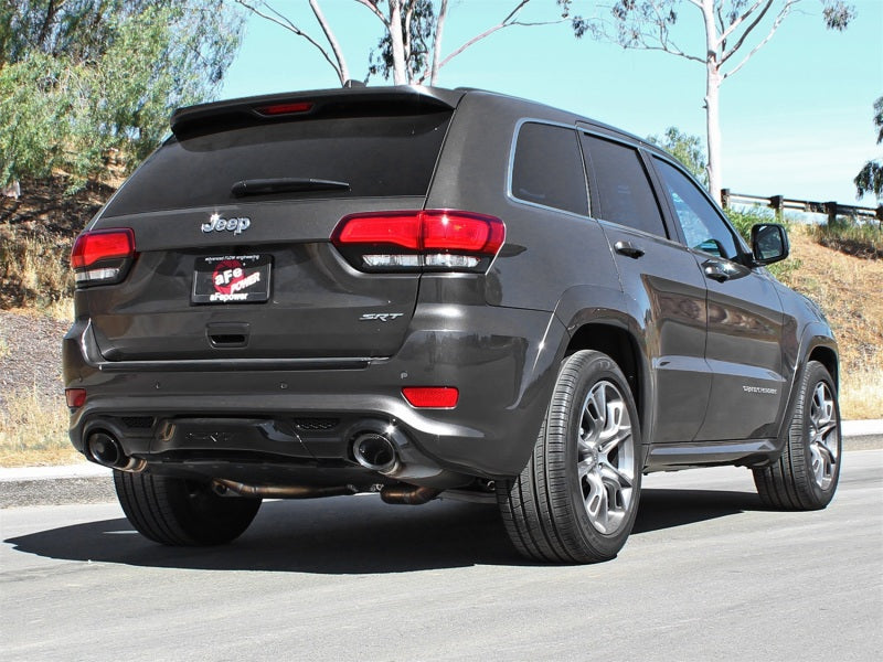 aFe MACHForce XP Cat-Back Exhaust Stainless No Tips 12-15 Jeep Grand Cherokee SRT/SRT-8 V8 Hemi 6.4L - eliteracefab.com