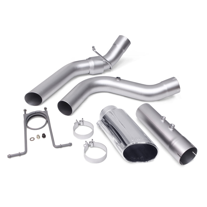 Banks Power 17+ GM Duramax L5P 2500/3500 Monster Exhaust System - SS Single Exhaust w/ Chrome Tip - eliteracefab.com