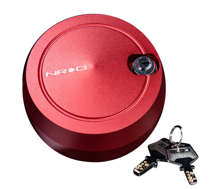 NRG Quick Lock Lock Spinner Red - eliteracefab.com