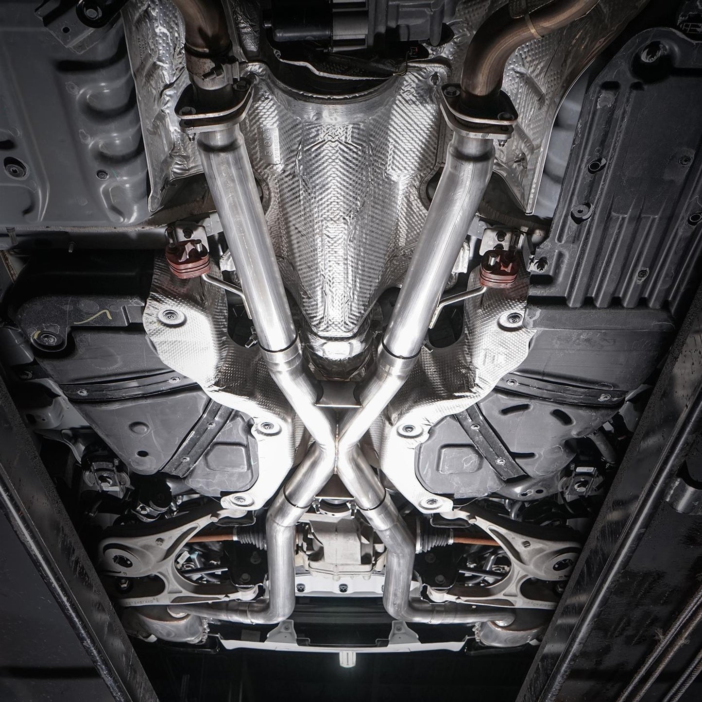 STAINLESS WORKS Legend Catback With X-Pipe Crossover Jeep Grand Cherokee 5.7L WK2 2011-2020 - eliteracefab.com