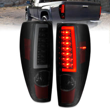 Load image into Gallery viewer, ANZO 2004-2012 Chevrolet Colorado/ GMC Canyon LED Tail Lights w/ Light Bar Black Housing Smoke Lens - eliteracefab.com