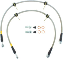 Load image into Gallery viewer, StopTech 90-93 Acura Integra / 90-91 Honda CRX Si Rear Disc Rear SS Brake Lines - eliteracefab.com