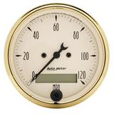 AutoMeter Gauge Speedometer 3-1/8in. 120MPH Elec. Prog. W/ Lcd Odo Golden Oldies