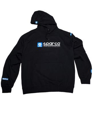 Sparco Swtshrt Hooded Www Blk Med SPARCO