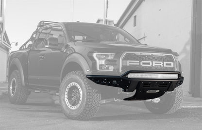 Addictive Desert Designs 17-18 Ford F-150 Raptor Stealth R Front Bumper w/ Winch Mount Addictive Desert Designs