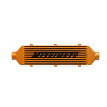 Load image into Gallery viewer, Mishimoto Universal Gold Z Line Intercooler Overall Size: 28x8x3 Core Size: 21x6x2.5 Inlet / Outlet - eliteracefab.com