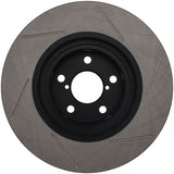 STOPTECH POWER SLOT 06-08 SUBARU LEGACY / 13 SCION FR-S / 13 SUBARU BRZ FRONT RIGHT SLOTTED ROTOR, 126.47021SR