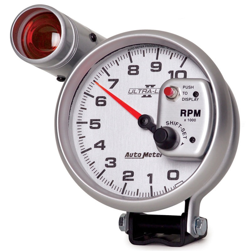 Autometer Ultra-Lite II 5 Inch 10000 RPM Tach w/ Shift Light - eliteracefab.com