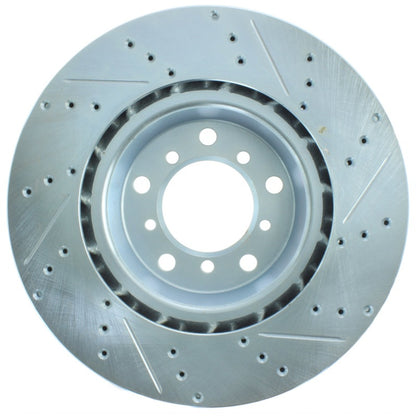 StopTech Select Sport 01-06 BMW M3 Slotted & Drilled Front Right Rotor - eliteracefab.com