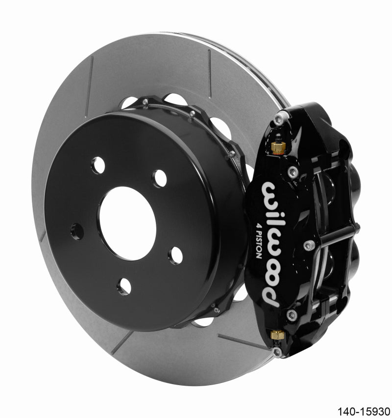 Wilwood Superlite 4R Rear Brake Kit 14.00 Black 2018-Up Jeep JL w/Lines Wilwood