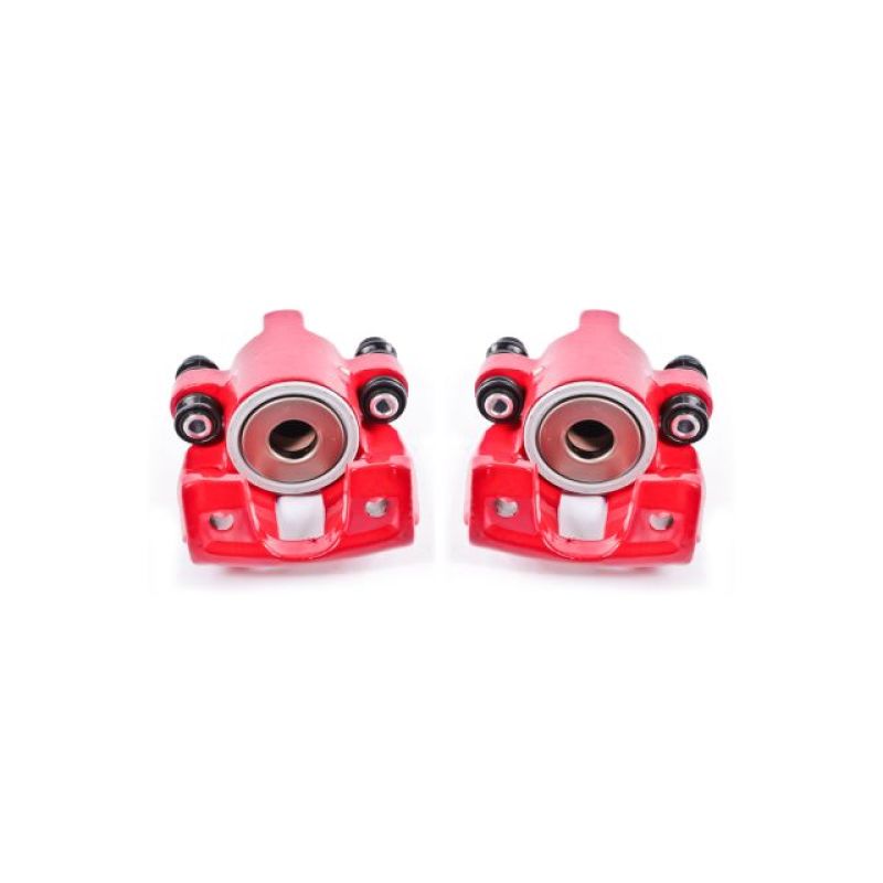 Power Stop 97-02 Ford Expedition Rear Red Calipers w/o Brackets - Pair - eliteracefab.com