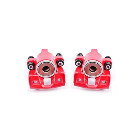 Power Stop 97-02 Ford Expedition Rear Red Calipers w/o Brackets - Pair - eliteracefab.com